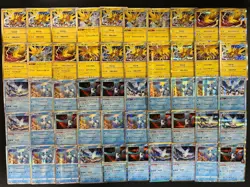 100 Moltres & Zapdos & Articuno R Arte Lot Set Pokemon Japanese Cards W248 - Image 3