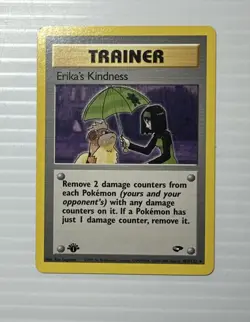 Pokemon Card - Erika's Kindness Gym Challenge 1st Edition 103/132 Rare LP+ - Image 1