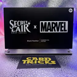 MTG Secret Lair x Marvel - Black Panther - Rainbow Foil Edition - Sealed - Image 1
