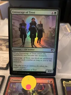 1x Entourage of Trest - Foil MTG Commander Masters NM Magic Foil - Image 1