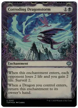 Corroding Dragonstorm (Showcase) Foil - 0297 - Tarkir Dragonstorm - MTG - NM/M - Image 1