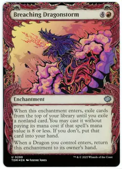 Breaching Dragonstorm (Showcase) Foil - 0299 - Tarkir Dragonstorm - MTG - NM/M - Image 1