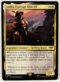 Lotho, Corrupt Shirriff #213- Universes Beyond: The Lord of the Rings-Regular-NM - Image 1