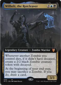 Wilhelt, the Rotcleaver (Extended Art) M Commander: Innistrad: Midnight Hunt 40 - Image 1