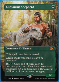 Allosaurus Shepherd (Borderless) Double Masters 2022 PLD (505253) ABUGames - Image 1