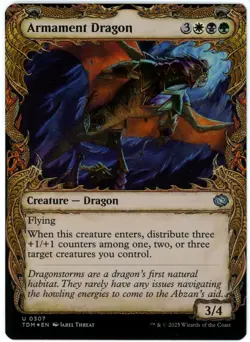 Armament Dragon (Showcase) Foil - 0307 - Tarkir Dragonstorm - MTG - NM/M - Image 1