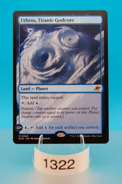 MTG Uthros, Titanic Godcore Edge of Eternities Regular #260 - Image 1