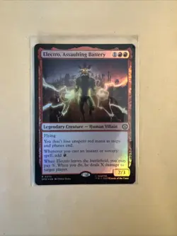 MTG Electro, Assaulting Battery SPM 0076 R NM FOIL - Image 1