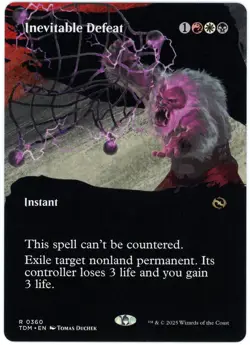 Inevitable Defeat (Borderless) - 0360 - Tarkir Dragonstorm - NM/M - Image 1