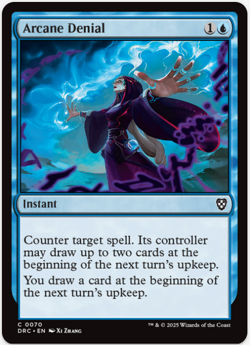 1 x Arcane Denial - DRC - LP - MTG - Image 1