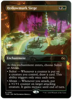 Hollowmurk Siege (Borderless) - 0387 - Tarkir Dragonstorm - NM/M - Image 1