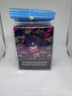 Pokemon Card Game Flip Deck Case Mega Gengar Japanese NEW PVC Official - Image 1