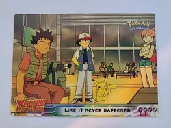 Like it Never Happened 40 Mewtwo Strikes Back TOPPS Pokemon the First Movie Card - Image 1