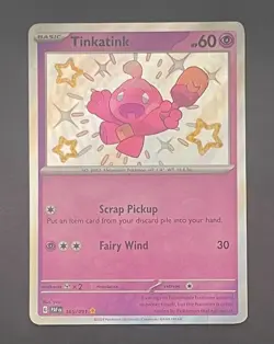 Pokemon Card Tinkatink 165/091 Paldean Fates - Near Mint - Image 1