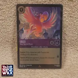 IAGO GIANT SPECTRAL PARROT FOIL 49/204 DISNEY LORCANA TCG GAME CARD... - Image 1