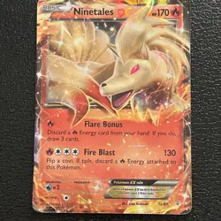 Pokemon Ninetales EX TCG Ultra Rare Card 13/83 XY: Generations - Image 1