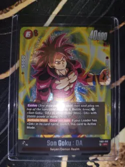 Son Goku : DA (FB07-010) Super Rare - Dragon Ball Card Game - Wish For Shenron - Image 1