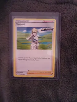 2021 Trainer Supporter Rapid Strike Siebold Put My Training Card Game - Image 1