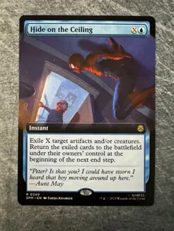 Hide on the Ceiling (Extended Art) Marvel's Spider-Man Regular NM - MTG - Image 1