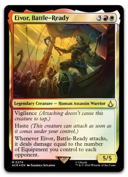 Eivor, Battle-Ready #274 (Foil) (NM) Assassin's Creed ACR Magic MTG - Image 1