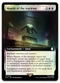 Mantle of the Ancients (Extended Art) #452 (Foil) (NM) Fallout PIP Magic MTG - Image 1