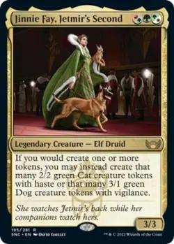 Jinnie Fay, Jetmir's Second -Foil Light Play MTG Streets of New Capenna - Image 1