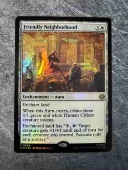 Friendly Neighborhood Marvel's Spider-Man Foil NM - MTG - Image 1