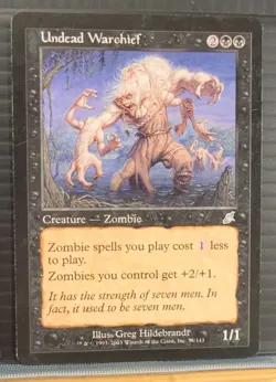 Mtg UNDEAD WARCHIEF LP Scourge 78/143 -Argo- - Image 1