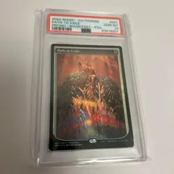 MTG Path to Exile Foil Textless PSA10 MagicFest 2020 Promo EN GEM Mint - Image 1