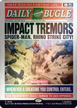 Presale MTG Secret Lair x Marvel's Spider-Man: Daily Bugle Breaking News FOIL - Image 4