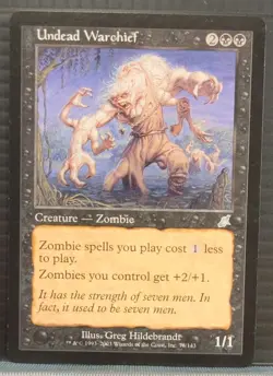 Mtg UNDEAD WARCHIEF NM Scourge 78/143 -Argo- - Image 1