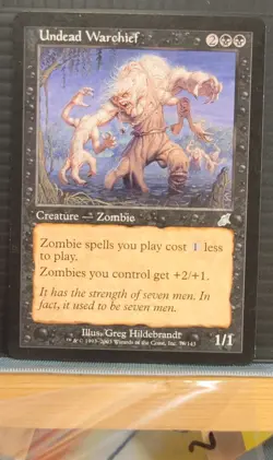 Mtg UNDEAD WARCHIEF NM Scourge 78/143 -Argo- - Image 3