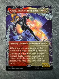 Arana, Heart of the Spider (Borderless) Marvel's Spider-Man Regular NM - MTG - Image 1