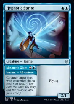 Hypnotic Sprite - Near Mint MTG Throne of Eldraine - Image 1