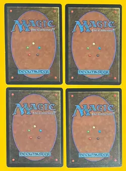 MTG LIGHTNING BOLT (x4) Beta (OldManMTG 012-181) - Image 2