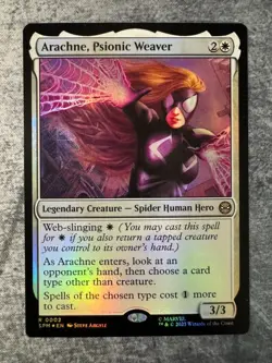 Arachne, Psionic Weaver Marvel's Spider-Man Foil (0002) NM - MTG - Image 1