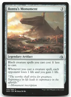 MTG Bontu's Monument U Amonkhet 225 LP - Image 1