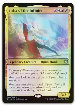 Elsha of the Infinite #40 (Foil) (LP) Commander 2019 C19 Magic MTG - Image 1