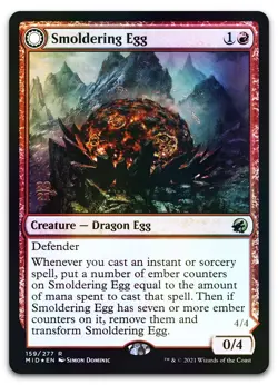 Smoldering Egg #159 (Foil) (NM) Prerelease Cards PRE Magic MTG - Image 1