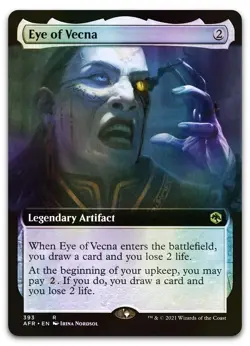 Eye of Vecna (Extended Art) #393 (Foil) (NM) Forgotten Realms AFR Magic MTG - Image 1