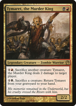 Tymaret, the Murder King #207 (Foil) (MP) Theros THS Magic MTG - Image 1