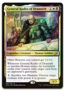 General Kudro of Drannith #187 (Foil) (NM) Ikoria IKO Magic MTG - Image 1