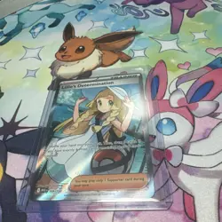 Lillie’s Determination 169/132 Full Art Trainer Pokemon TCG Mega Evolution NM - Image 1