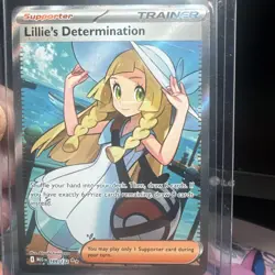 Lillie’s Determination 169/132 Full Art Trainer Pokemon TCG Mega Evolution NM - Image 5