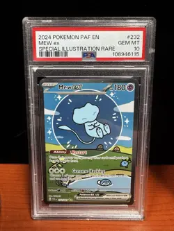 Pokemon Mew ex 232/091 Paldean Bubble Mew PSA 10 English Very Clean!!! - Image 1