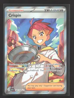 Pokemon Stellar Crown Crispin - 164/142 ultra rare #164 - Image 1