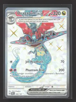 Pokemon Twilight Masquerade Dragapult ex - 200/167 ultra rare #200 - Image 1