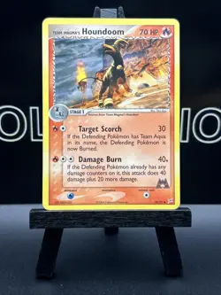 Team Magma's Houndoom - 34/95 - Uncommon - Pokemon Magma vs Aqua - Regular LP - Image 2