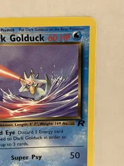 2000 Pokemon Team Rocket Dark Golduck #37/82 NM Condition - Image 2
