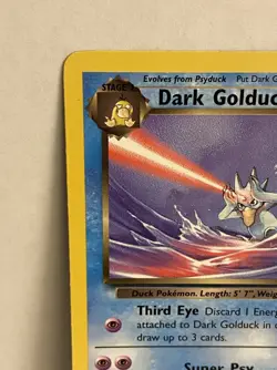 2000 Pokemon Team Rocket Dark Golduck #37/82 NM Condition - Image 3